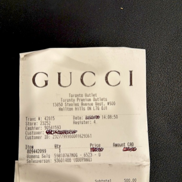 New Gucci Long Red Leather Wallet. - Picture 13 of 14